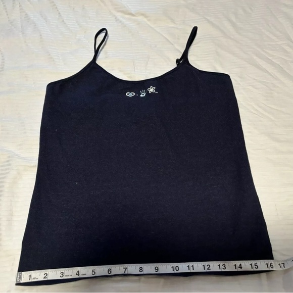 Vintage y2k Mudd Youth XL Baby Tank Embroidered Built In Bra Blue - Picture 5 of 9